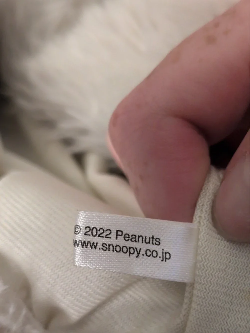 Snoopy Plush Hat From Universal Studios Japan in Cream and Gray